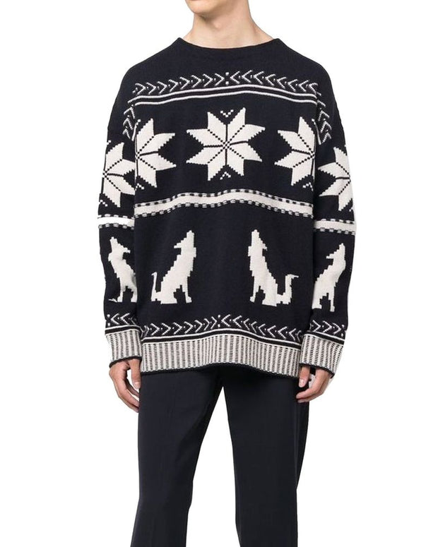 Embroidered Cotton Sweater
