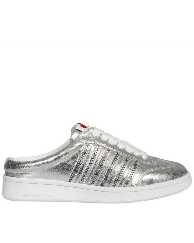 Silver Calfskin Sneakers