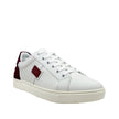 White Calfskin Low Top Sneakers