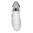 White Calfskin Low Top Sneakers