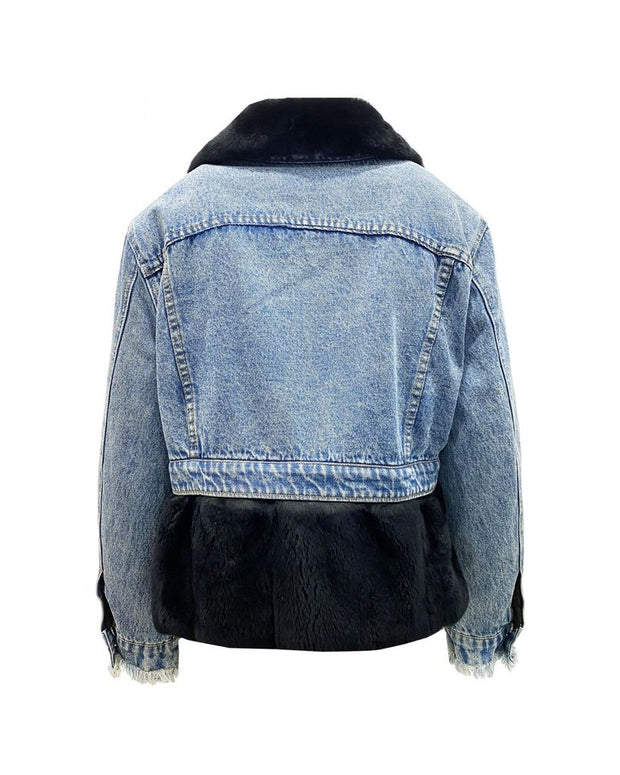 Blue Cotton Denim Jacket