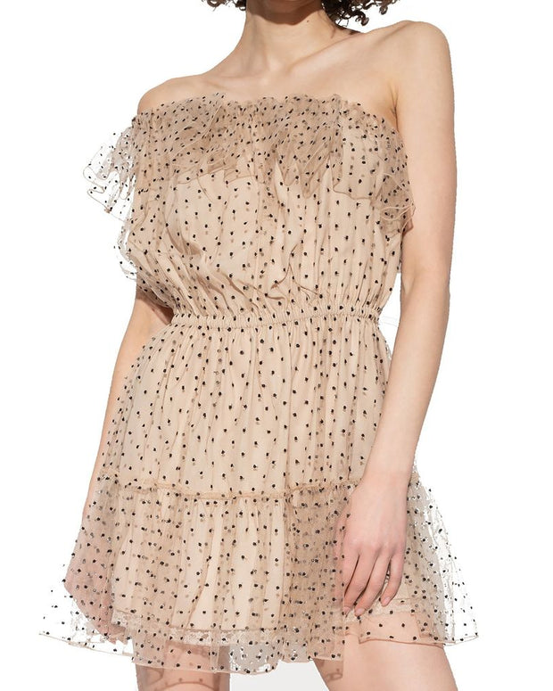 One-Shoulder Tulle Dress