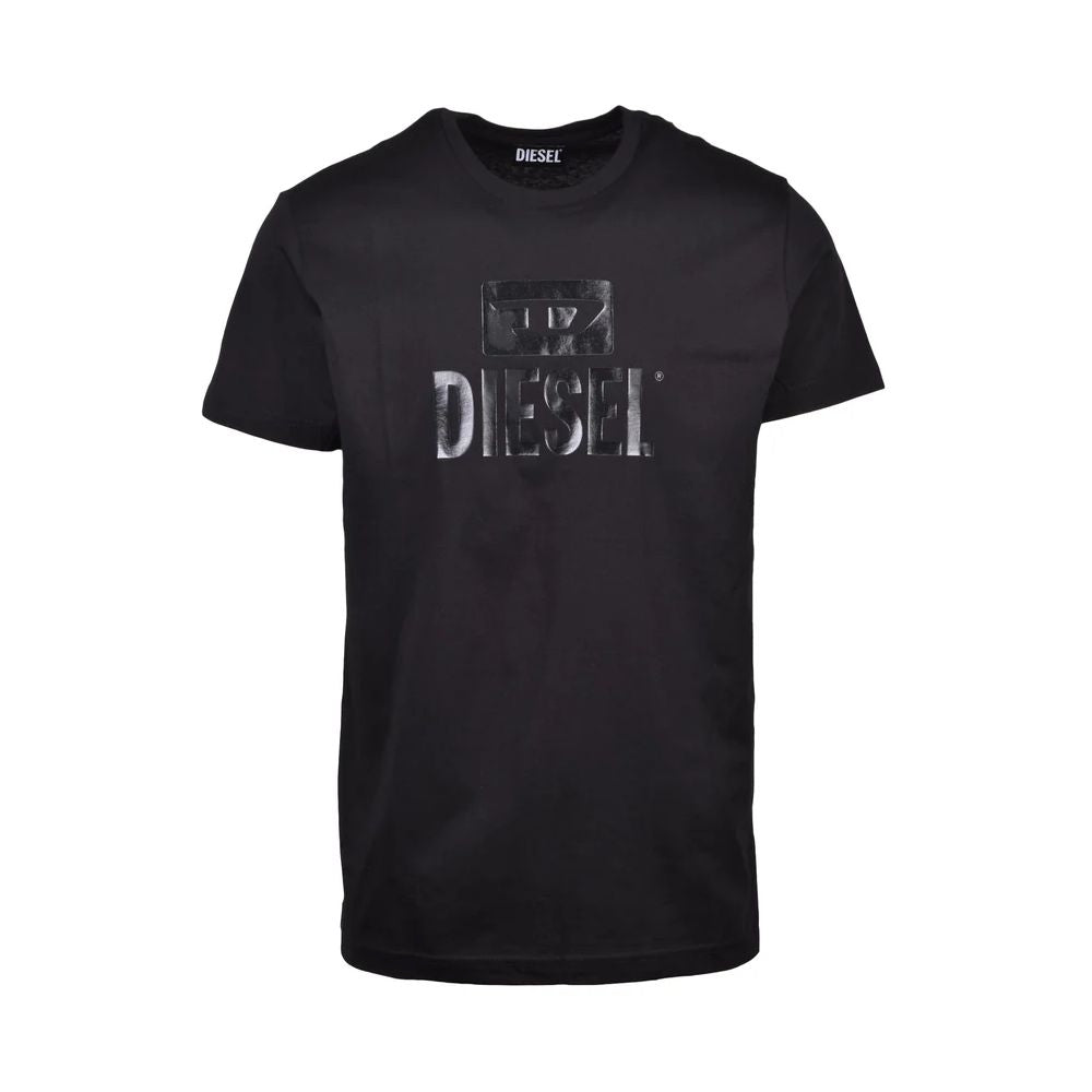 Black Cotton T-Shirt