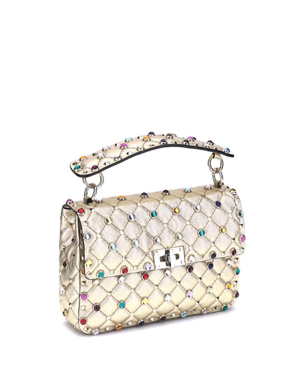 Medium Rockstud Spike Shoulder Bag