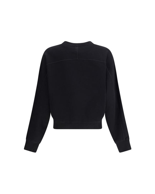 Black Cotton Sweatshirt