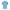 Blue Cotton Men T-Shirt