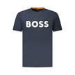 Blue Cotton Men T-Shirt
