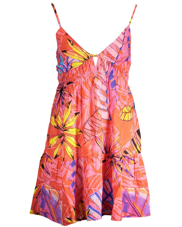 Red Polyester Dress