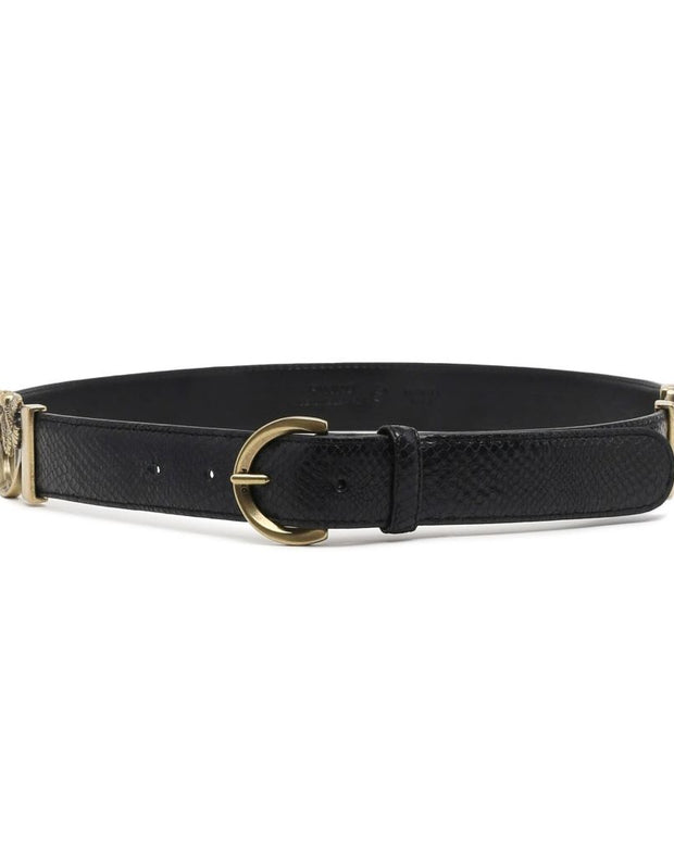 Black Calfskin Belt