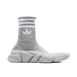 Gray Nylon Athletic Sneakers