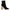 Black Jackie Leather Mid Calf Boots Shoes