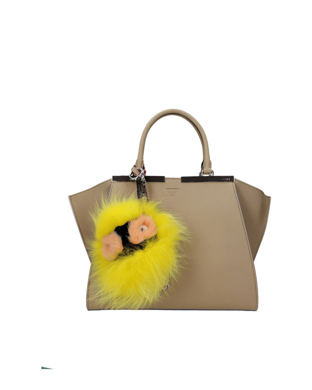 Yellow Fur Keychains