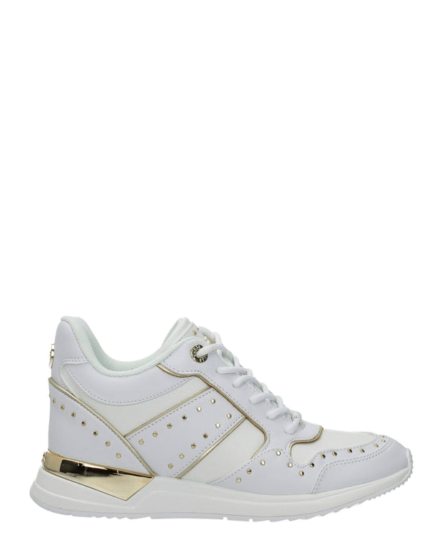White Polyethylene Sneakers