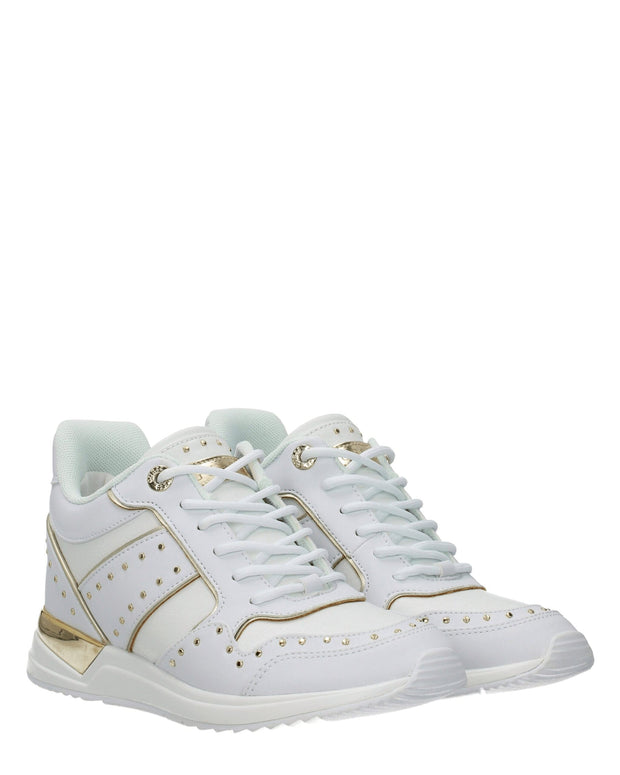 White Polyethylene Sneakers
