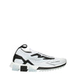 White Fabric Athletic Sneakers