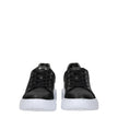 Black Polyethylene Platform Sneakers