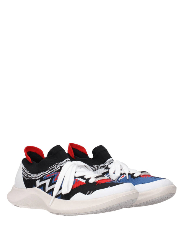 Multicolor Fabric Sneakers