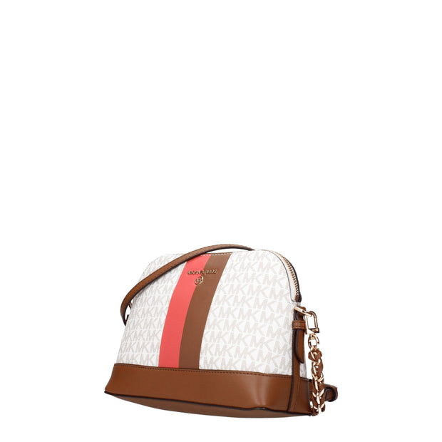 Beige Fabric Crossbody Bags