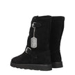 Black Leather Ankle Boots