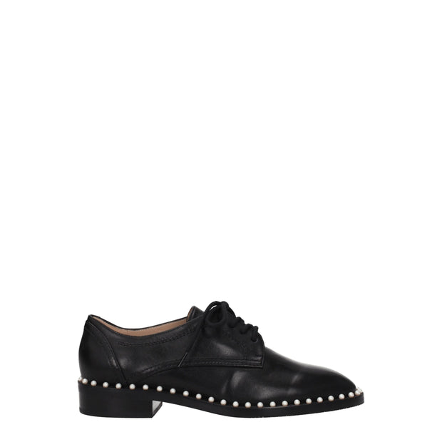 Black Leather Oxfords And Derbies