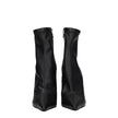 Black Leather Ankle Boots