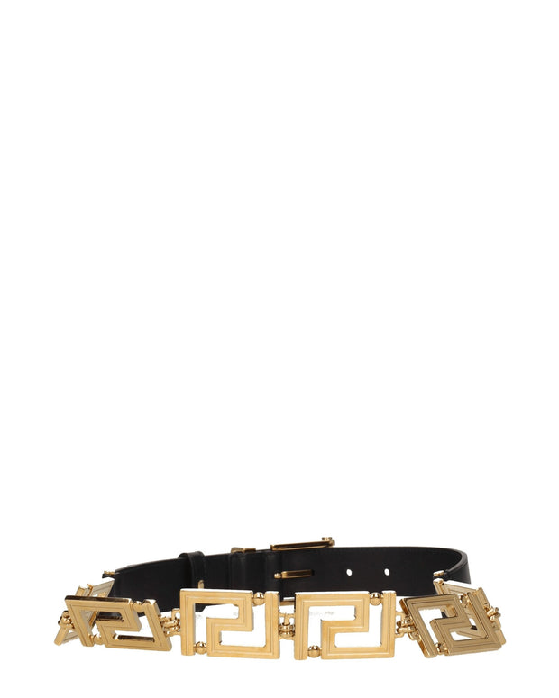 Black Leather Regular Belts