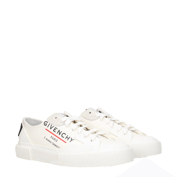 Beige Fabric Low Tops