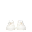 Beige Fabric Low Tops