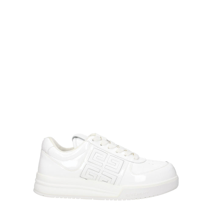 White Leather Low Tops