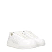 White Leather Low Tops