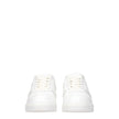 White Leather Low Tops