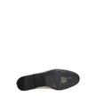 Beige Fabric Slip-On Loafers