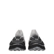 Black Fabric Athletic Sneakers