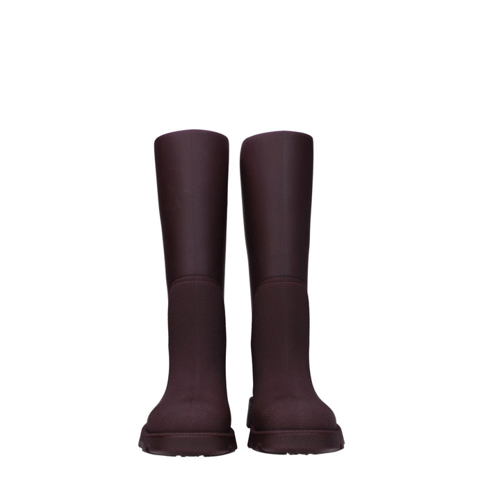 Red Cotton Rain Boots