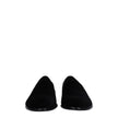 Black Velvet Slip-On Loafers