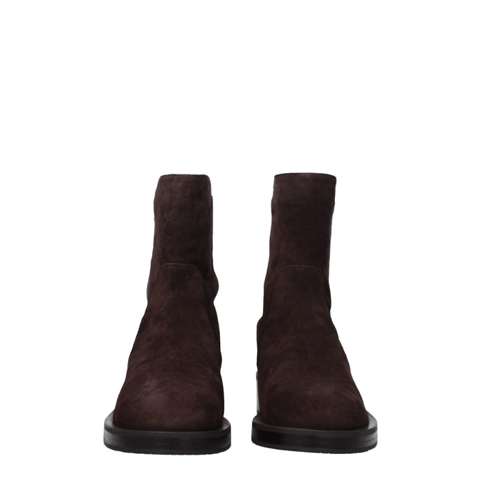 Brown Leather Ankle Boots