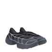 Gray Fabric Athletic Sneakers