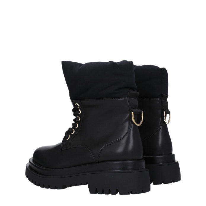 Black Polyethylene Ankle Boots