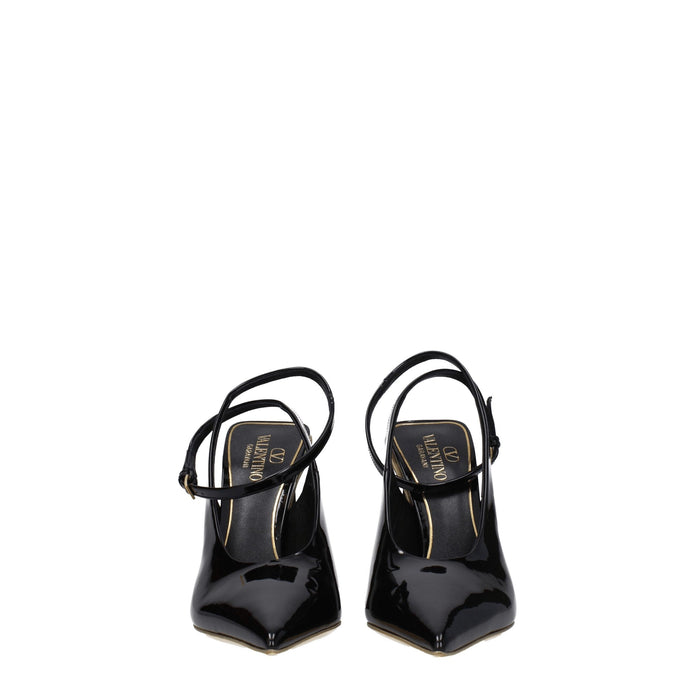 Black Leather Sandals