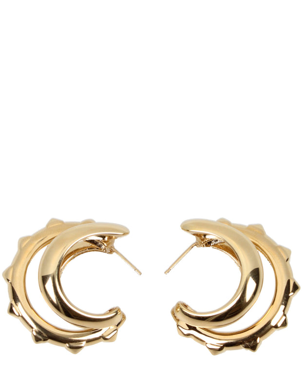 Gold Metal Earrings
