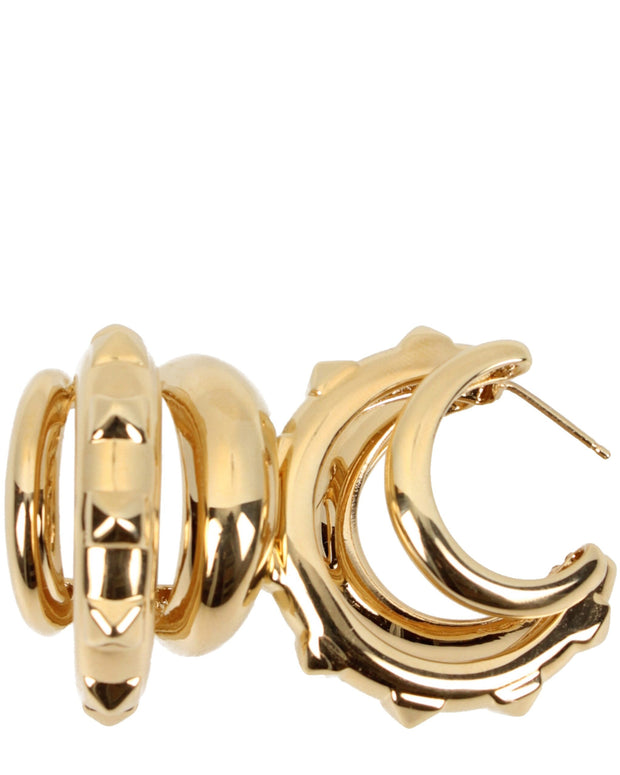 Gold Metal Earrings