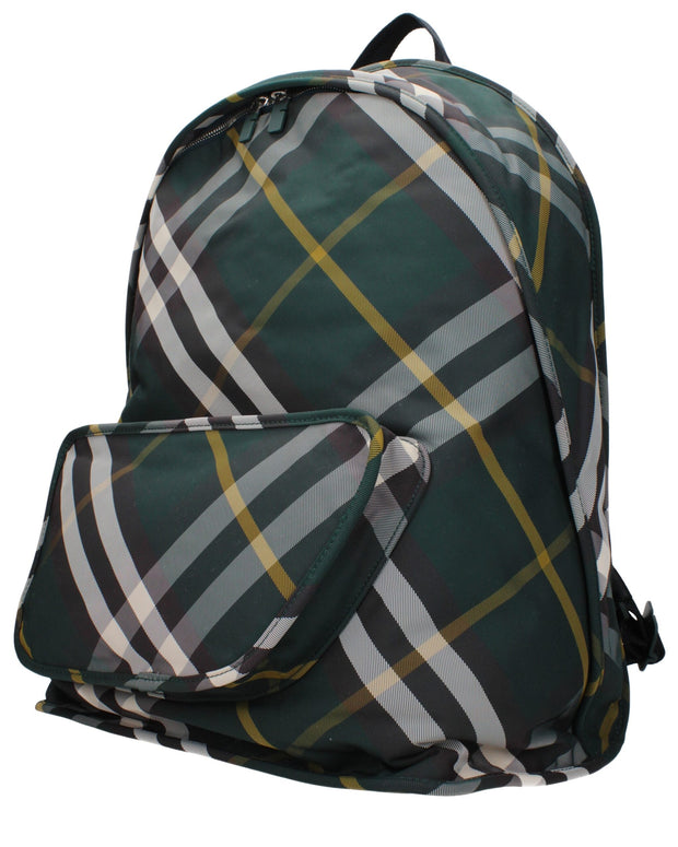 Green Fabric Backpacks