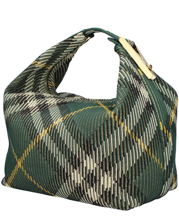 Green Fabric Handbags