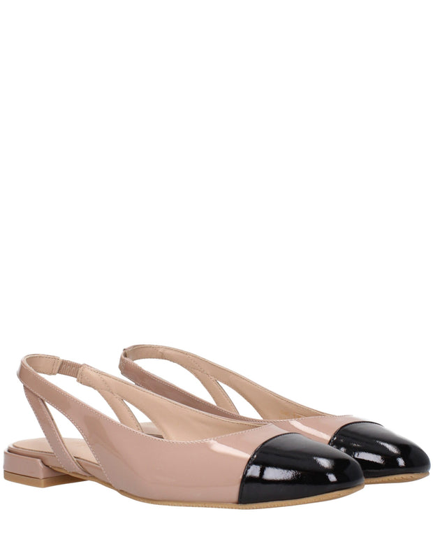 Pink Leather Ballet Flats