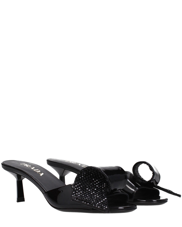 Black Leather Sandals