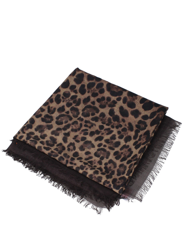 Brown Cashmere Foulard