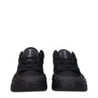 Black Fabric Low Tops