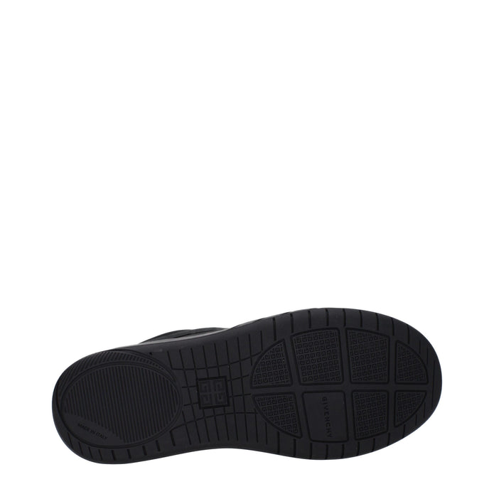 Black Fabric Low Tops