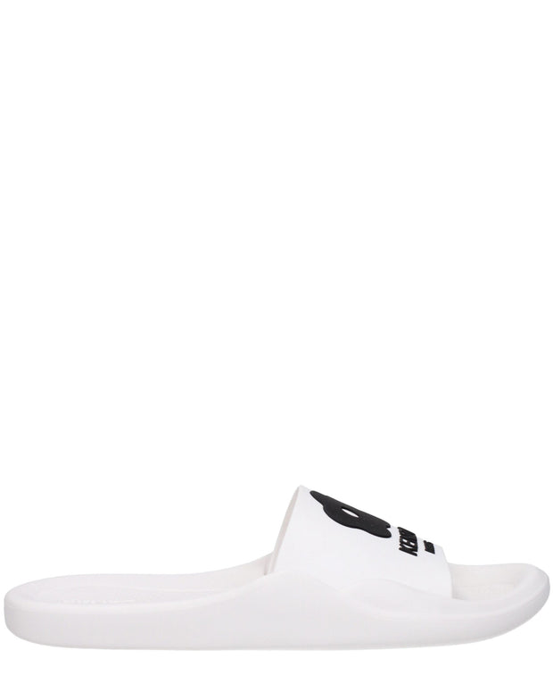White Cotton Slippers