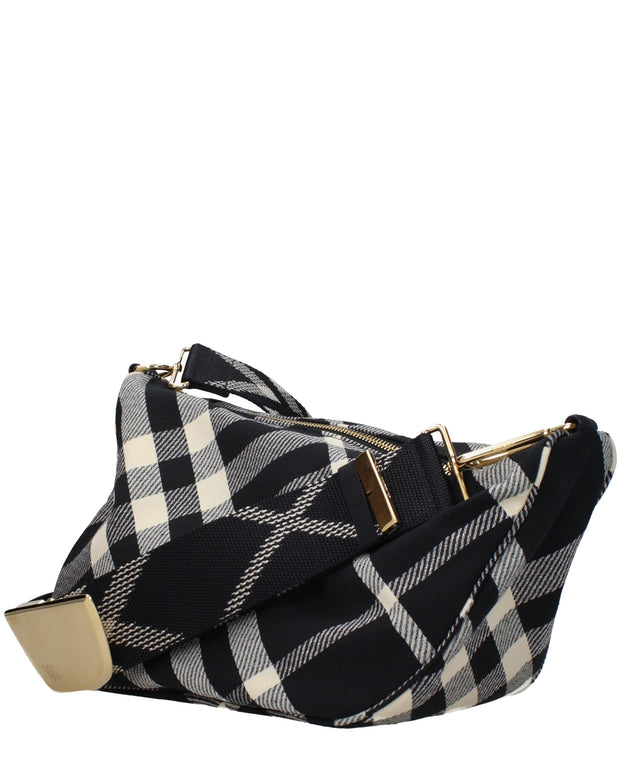 Black Fabric Crossbody Bags